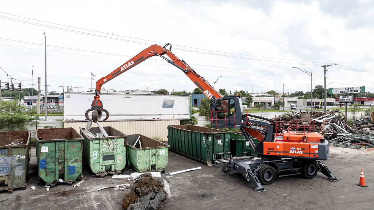 Alpha Scrap Metal Inc. transforms operations with an Atlas material handler and an updated facility